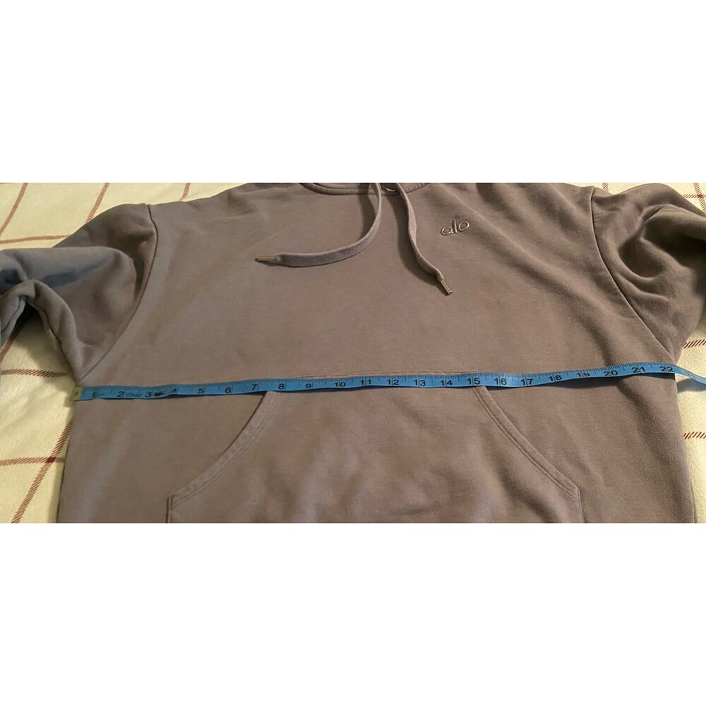 Alo Yoga Accolade Pullover Hoodie Purple Dusk Activewear Gym Women's Sz M No Tag - Picture 7 of 7